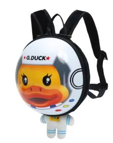 G.Duck Kid'S Kindergarten Schoolbag Anti-Lost Traction Rope Backpack