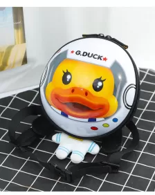 G.Duck Kid'S Kindergarten Schoolbag Anti-Lost Traction Rope Backpack