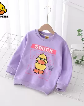 G.DUCK Children's Autumn Sweater 2023 Boys & Girls Cartoon Print G.DUCK Children's Autumn Sweater 2023 Boys & Girls Cartoon Print