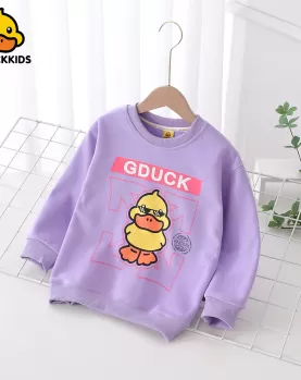 G.DUCK Children's Autumn Sweater 2023 Boys & Girls Cartoon Print
