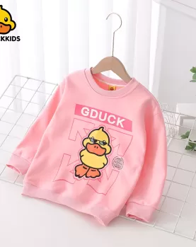 G.DUCK Children's Autumn Sweater 2023 Boys & Girls Cartoon Print