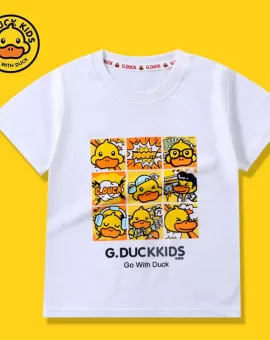 G. Duck Summer lightweight children's cotton T-shirt G. Duck Summer lightweight children's cotton T-shirt