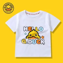 G. Duck "Hello, G Duck " Summer lightweight children's cotton T-shirt