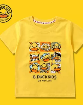 G. Duck Summer lightweight children's cotton T-shirt