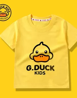G. Duck "G Duck Kid" Summer Lightweight Children's Cotton T-Shirt G. Duck "G Duck Kid" Summer Lightweight Children's Cotton T-Shirt