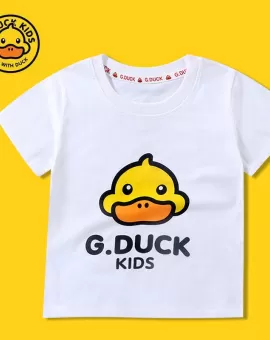 G. Duck "G Duck Kid" Summer Lightweight Children's Cotton T-Shirt G. Duck "G Duck Kid" Summer Lightweight Children's Cotton T-Shirt
