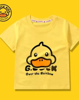 G. Duck "G. Duck Over the Rainbow" Summer Lightweight Children's Cotton T-Shirt G. Duck "G. Duck Over the Rainbow" Summer Lightweight Children's Cotton T-Shirt