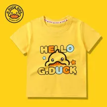 G. Duck "Hello, G Duck " Summer lightweight children's cotton T-shirt