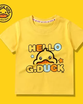 G. Duck "Hello, G Duck " Summer lightweight children's cotton T-shirt G. Duck "Hello, G Duck " Summer lightweight children's cotton T-shirt