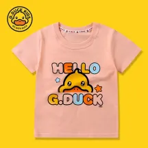 G. Duck "Hello, G Duck " Summer lightweight children's cotton T-shirt