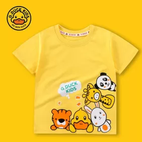 G. Duck "G Duck Kid" More animal Summer Lightweight Children's Cotton T-Shirt G. Duck "G Duck Kid" More animal Summer Lightweight Children's Cotton T-Shirt