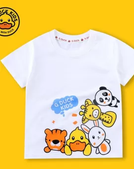 G. Duck "G Duck Kid" More animal Summer Lightweight Children's Cotton T-Shirt G. Duck "G Duck Kid" More animal Summer Lightweight Children's Cotton T-Shirt