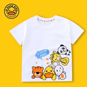 G. Duck "G Duck Kid" More animal Summer Lightweight Children's Cotton T-Shirt G. Duck "G Duck Kid" More animal Summer Lightweight Children's Cotton T-Shirt