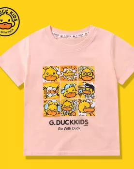 G. Duck Summer lightweight children's cotton T-shirt