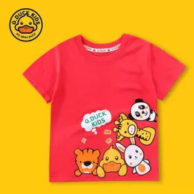 G. Duck "G Duck Kid" More animal Summer Lightweight Children's Cotton T-Shirt G. Duck "G Duck Kid" More animal Summer Lightweight Children's Cotton T-Shirt