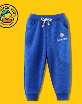 G.Duck Casual Pants, Waffle Pants, Boys & Girl Spring & Autumn Style  G.Duck Casual Pants, Waffle Pants, Boys & Girl Spring & Autumn Style