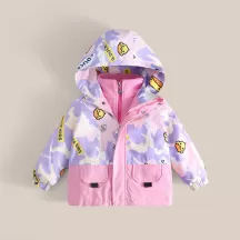 G. Duck Kid's Windproof Two-Piece Set of Spring Autumn 2023 Assault Jackets