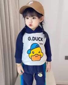 G.Duck Children's Swear Hoodie Girls & Boys' Long Sleeves 