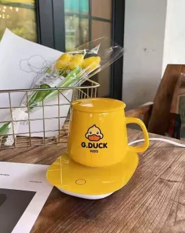 G Duck Intelligent constant temperature 55° ceramic mug adult
