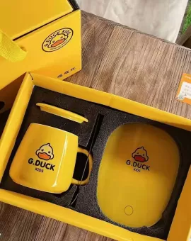 G Duck Intelligent constant temperature 55° ceramic mug adult