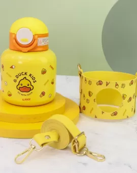 G.Duck 520ml Kid Thermos Cup Straw Cup With Cup Strap