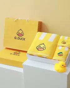 G.Duck Kid's Bath Towels, Towel Sets, Children's Bath Towel Gift Sets