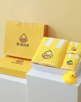 G.Duck Kid's Bath Towels, Towel Sets, Children's Bath Towel Gift Sets